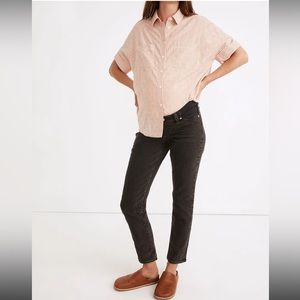 Madewell Maternity Side-Panel Perfect Vintage Jeans in Lunar Wash Size 27